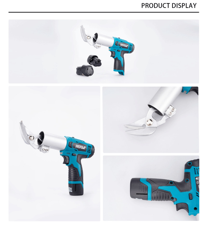 12V akumulatorske električne škare za glačanje Rezalni list Punjive električne škare s dvije brzine Alat za rezanje metala za Bosch bateriju