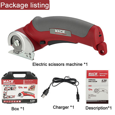 2000 mAh belaidės įkraunamos 20 mm elektrinės žirklės audinys, odinis audinys, siuvimo pjovimo peilis siuvimo rankinės žirklinės žirklės