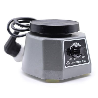 Οδοντιατρικός γύψος δονητής μηχανή ανάμιξης γύψου Εξοπλισμός οδοντιατρικού εργαστηρίου 4'' Στρογγυλός μικρός γύψος μεταβλητής έντασης