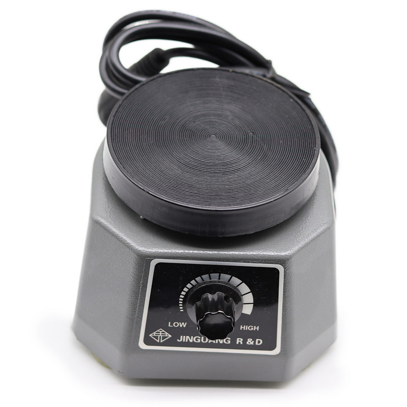 Οδοντιατρικός γύψος δονητής μηχανή ανάμιξης γύψου Εξοπλισμός οδοντιατρικού εργαστηρίου 4'' Στρογγυλός μικρός γύψος μεταβλητής έντασης