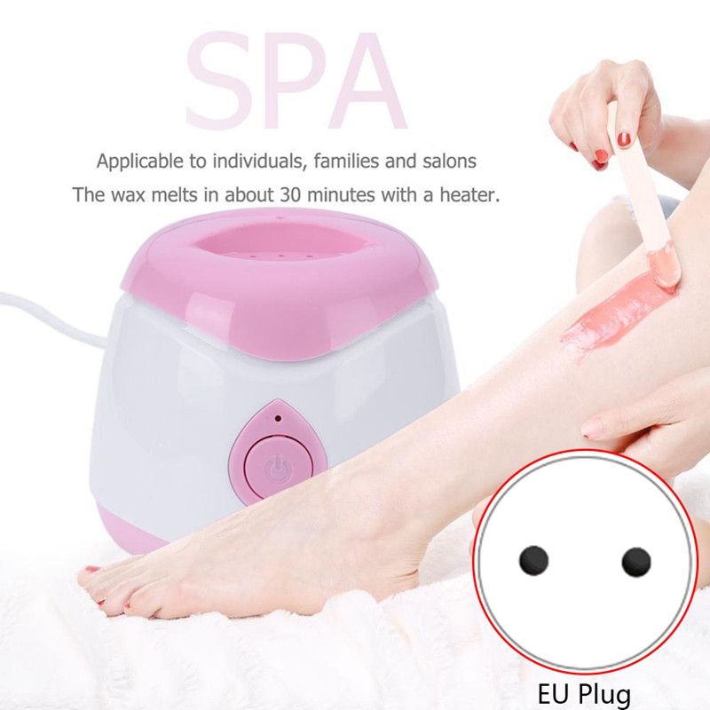 Professzionális Wax Heater epilátor szőrtelenítő eszköz Paraffin melegítő melegítő Mini SPA kézi epilátor lábak paraffin viasz gép EU Pl