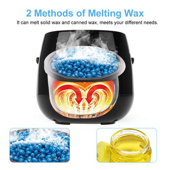 12 τμχ/Σετ Wax Warmer Hair Removal Display Μηχάνημα θέρμανσης κεριού Αποτριχωτικό Wax-melt Wax Beans Bead Heating Paraffin Heater Melt