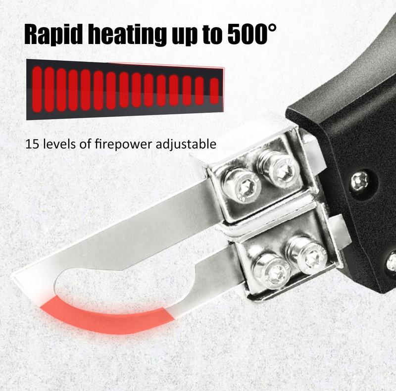 Léghűtéses elektromos forró kés kendő Forró kés kötél faltörlő habvágó szerszám állítható Power Cute szerszámkészlettel Tartozékok