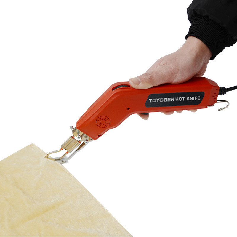 Set ručnog alata Vrući grijaći nož Rezač Uže Tkanina Tkanina Gumeni nož za rezanje Električne škare za tkaninu s nožicom za rezanje