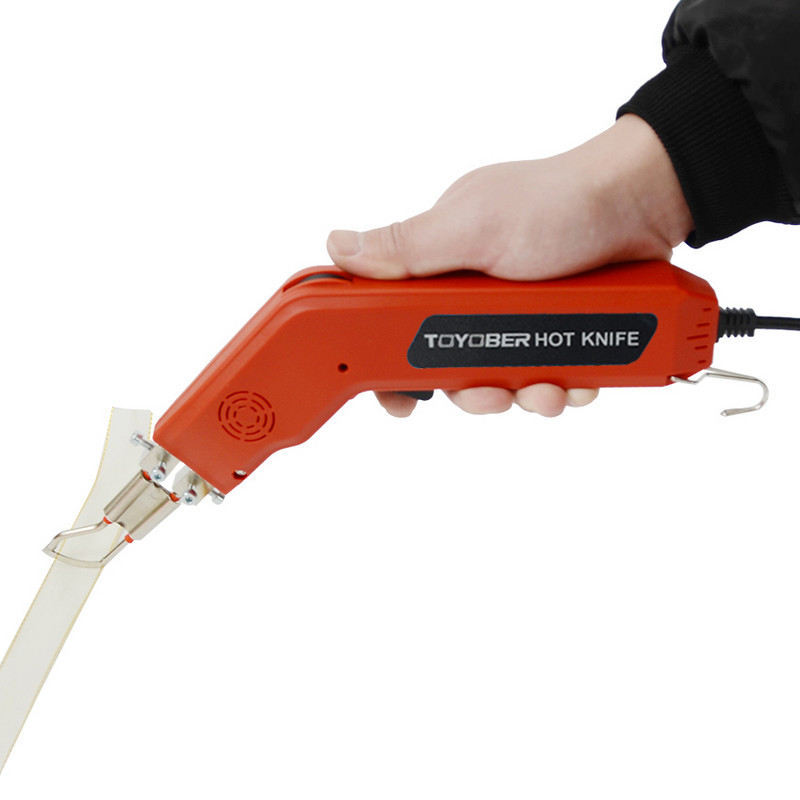 Set ručnog alata Vrući grijaći nož Rezač Uže Tkanina Tkanina Gumeni nož za rezanje Električne škare za tkaninu s nožicom za rezanje