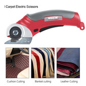 Foarfece electrice reîncărcabile Foarfecă electrică multiplă fără fir 2000 mAh PVC/pânză/țesătură/piele/covor Instrumente electrice