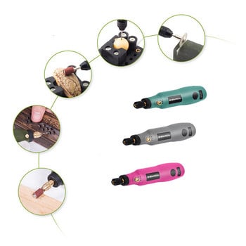 Mini Cordless Drill Power Tools Electric 3,6V Drill Grinder Grinding Accessories Set Ασύρματο στυλό χάραξης για Dremel Home DIY