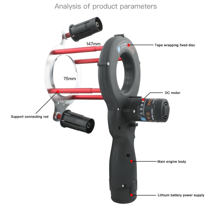 Preša za baliranje Automatski stroj za vezivanje Litijske cijevi klima uređaja Stroj za namatanje trake C Motač za omotavanje izolacijskih cijevi