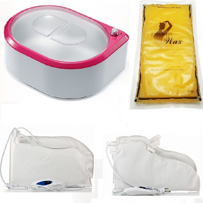 Wax Therapy Heater Paraffin fűtőgép Állítható hőmérsékletű Wax Off Szépségszalon Spa Care Elektromos csizma kesztyűk
