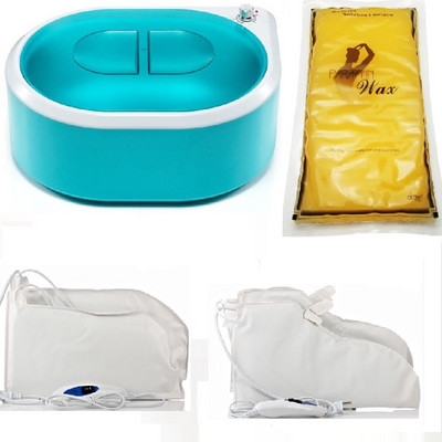 Wax Therapy Heater Paraffin fűtőgép Állítható hőmérsékletű Wax Off Szépségszalon Spa Care Elektromos csizma kesztyűk