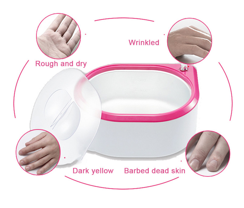 Wax Therapy Heater Paraffin fűtőgép Állítható hőmérsékletű Wax Off Szépségszalon Spa Care Elektromos csizma kesztyűk