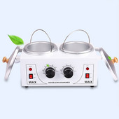 Dupla Pot Wax Heater elektromos szőrtelenítő eszköz szőrtelenítő gép kéz lábak paraffin viasz terápia szőrtelenítő szalon szépségápolási eszköz