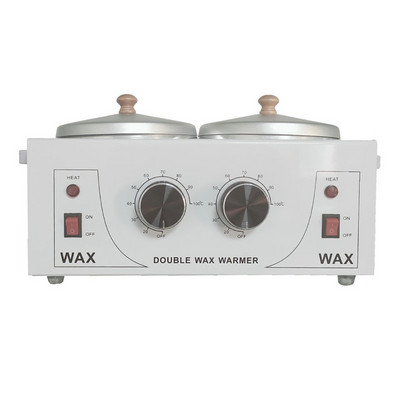Dupla Pot Wax Heater elektromos szőrtelenítő eszköz szőrtelenítő gép kéz lábak paraffin viasz terápia szőrtelenítő szalon szépségápolási eszköz