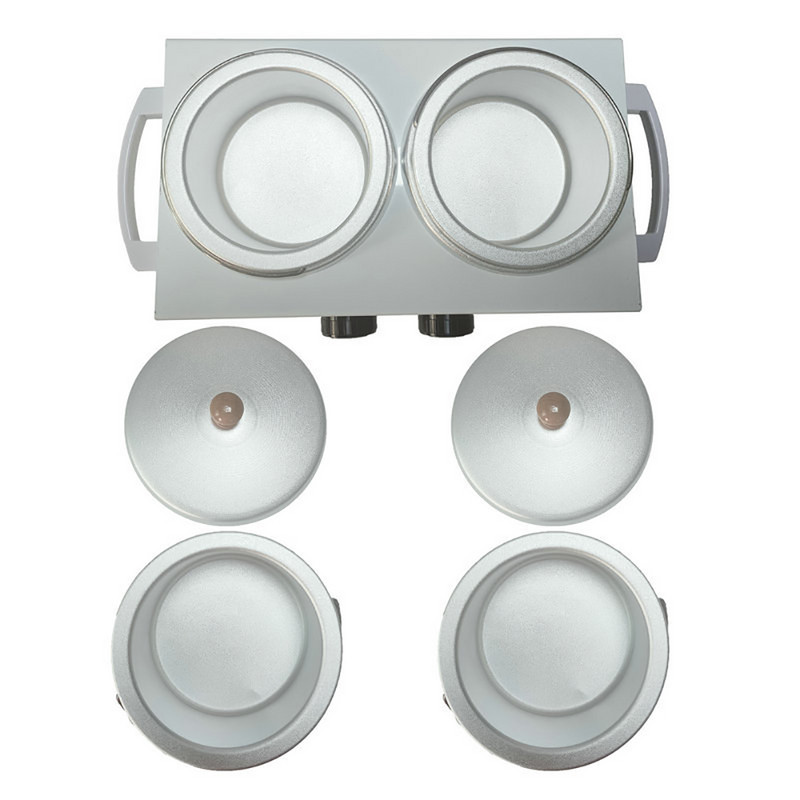 Dupla Pot Wax Heater elektromos szőrtelenítő eszköz szőrtelenítő gép kéz lábak paraffin viasz terápia szőrtelenítő szalon szépségápolási eszköz