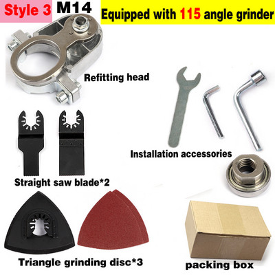 Conversie polizor unghiular Adaptor universal pentru cap M10 M14 Filet pentru polizor unghiular tip 100 115 Polizor Polizor Lustruit Oscilant