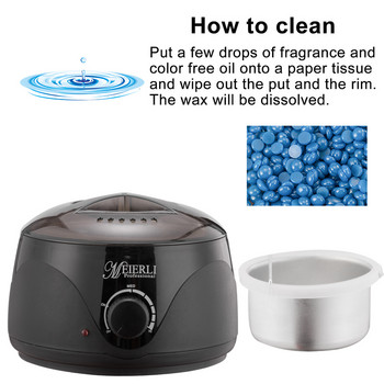 Wax Melts Machine Wax Bean Heater Therapy Pot Μηχανή κεριού αποτρίχωσης για άνδρες και γυναίκες SPA Hair Remove