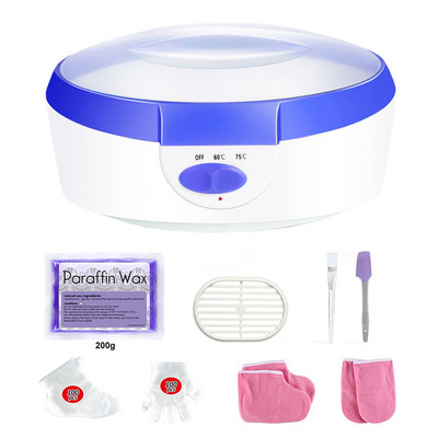 Μηχανή παραφίνης για χέρια και πόδια Paraffin Wax Bath Quick Heat Paraffin Wax Warmer with 200g Paraffin Wax 2 Mitts Booties
