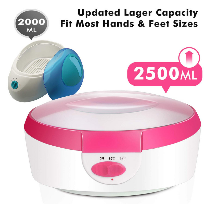 Μηχανή παραφίνης για χέρια και πόδια Paraffin Wax Bath Quick Heat Paraffin Wax Warmer with 200g Paraffin Wax 2 Mitts Booties