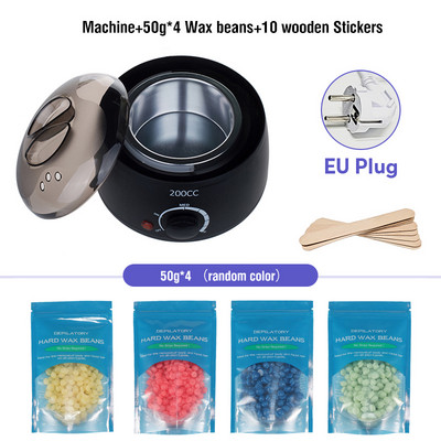 200CC Wax Heater szőrtelenítő viaszgép paraffin viasz melegítő edény SPA kéz láb test szőr epilátor szőrtelenítő dropshipping
