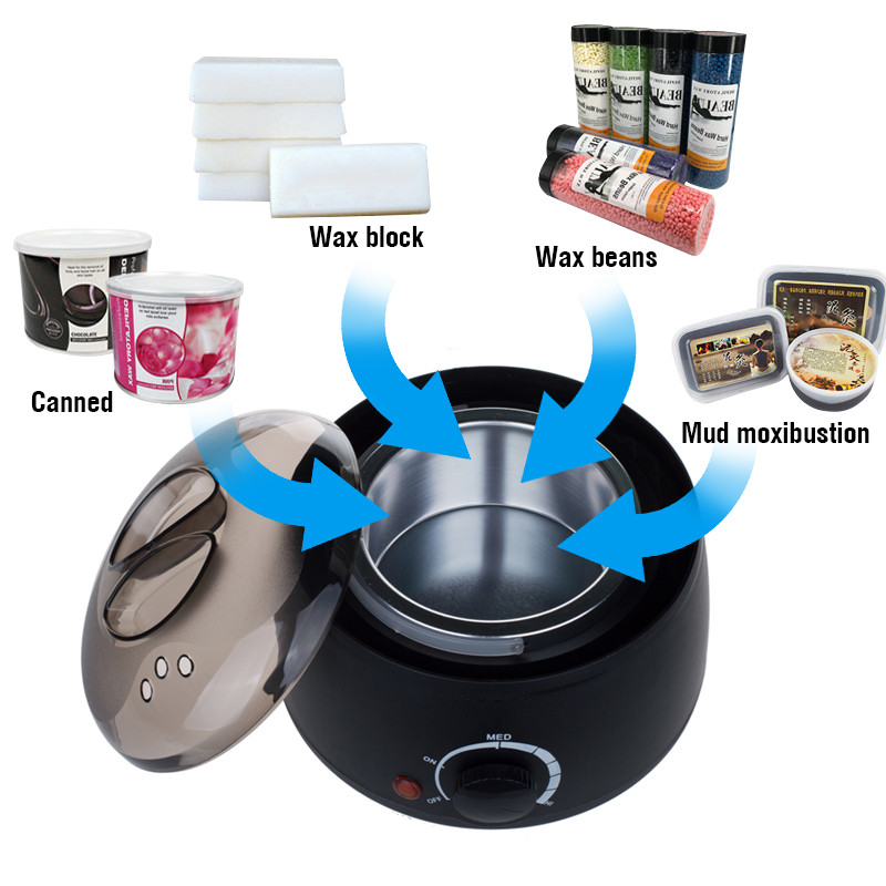 200CC Wax Heater szőrtelenítő viaszgép paraffin viasz melegítő edény SPA kéz láb test szőr epilátor szőrtelenítő dropshipping