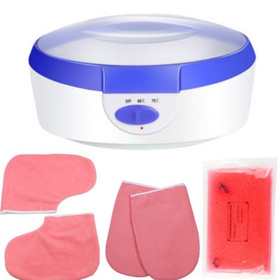 Topliji aparat za vosak Grijač parafina za ruke, stopala Spa pomlađivanje kože Pedikura Komplet za depilaciju voskom Terapeutska kupka Hidratantna s rukavicama