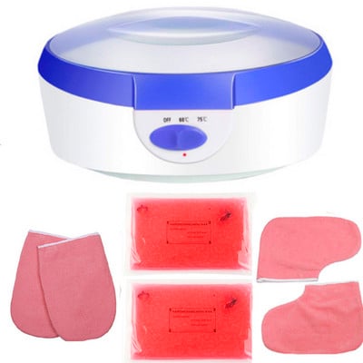 Topliji aparat za vosak Grijač parafina za ruke, stopala Spa pomlađivanje kože Pedikura Komplet za depilaciju voskom Terapeutska kupka Hidratantna s rukavicama