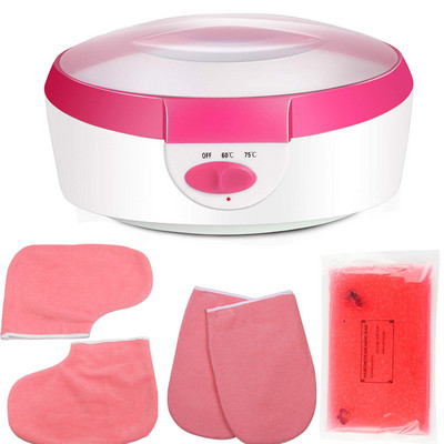 Topliji aparat za vosak Grijač parafina za ruke, stopala Spa pomlađivanje kože Pedikura Komplet za depilaciju voskom Terapeutska kupka Hidratantna s rukavicama