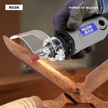 HILDA Rotary Tools Ηλεκτρικό τρυπάνι Mini Grinder Mini Grinder Κοπή στίλβωση διάτρηση με αξεσουάρ