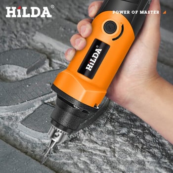 HILDA Rotary Tools Ηλεκτρικό τρυπάνι Mini Grinder Mini Grinder Κοπή στίλβωση διάτρηση με αξεσουάρ