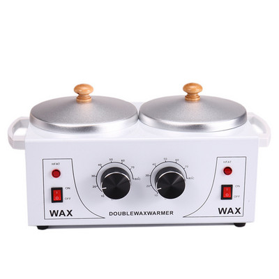 Double Pot Wax Heater elektromosan állítható hőmérsékletű Beauty szőrtelenítő gép arc- és teljes testápoláshoz és karbantartáshoz