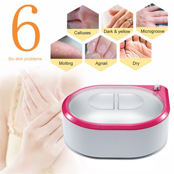 Нагревател за парафинов восък Машинна вана за затопляне на ръце и крака Топлинна терапия с ръкавици и ботуши Непрекъснато хидратиране и избелване на ръце