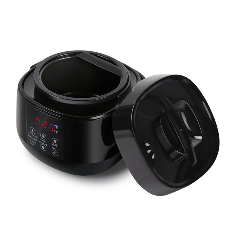 500CC Wax Heater melegítő szőrtelenítő Wax Machine SPA test epilátor Paraffin Wax Pot Smart LCD hőmérséklet kijelző