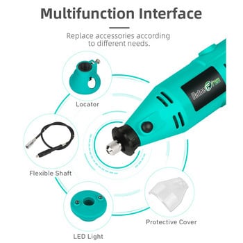 Dutoofree Electric Tools Dremel Mini Drilling Machine Drilling Woodworking Mini Polishing Machines Dremel Rotary Tool Drill Grinder