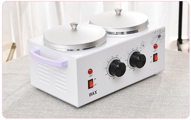 Szőrtelenítő viaszgép Double Pot Paraffine Warmer Wax Heater SPA kéz- és láb epilátor szőrtelenítő eszköz