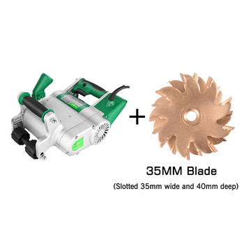 1100W 35MM/25MM Electric Wall Chaser Groove Cutting Machine Μηχανή κοπής τοίχου Μηχανή κοπής τοίχων σκυροδέματος