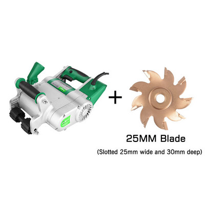 1100W 35MM/25MM Electric Wall Chaser Groove Cutting Machine Μηχανή κοπής τοίχου Μηχανή κοπής τοίχων σκυροδέματος