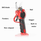 Škare za orezivanje Obrezivanje hortikulturnog voćaka Električne škare Punjivi vrtni alati Čelična oštrica Škare koje štede rad