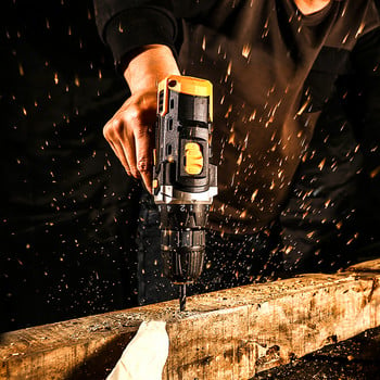 DEKO New Loner 16V LED Cordless Drill Mini Wireless Power Driver with Lithium Battery Pack Ηλεκτρικό κατσαβίδι για ξυλουργική