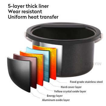 Нагревател за топене на восък за епилация Професионален топилник за кола маска за епилация Smart LCD Температурен дисплей Wax Pot SPA комплект за кола маска