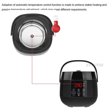 Αποτρίχωση Wax-melt Heater Επαγγελματική συσκευή αποτρίχωσης για αποτρίχωση Smart LCD Pot Wax Pot SPA Waxing Kit