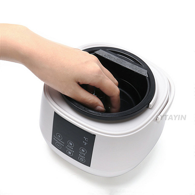 Încălzitor cu ceară pentru îndepărtarea părului Topitor profesional de epilare cu ceară pentru îndepărtarea părului Afișaj LCD inteligent pentru temperatură Kit de epilare cu ceară SPA