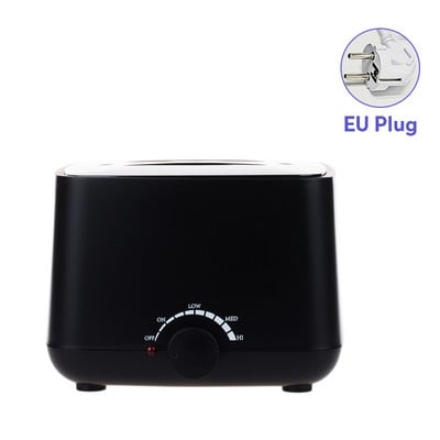 500CC Wax Heater melegítő szőrtelenítő gép viaszos, olvadó gyantázó készletek viaszbab fa matricákkal kézi láb testszőr epilátorhoz