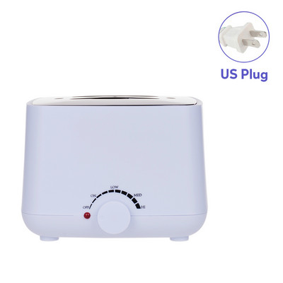 500CC Wax Heater melegítő szőrtelenítő gép viaszos, olvadó gyantázó készletek viaszbab fa matricákkal kézi láb testszőr epilátorhoz