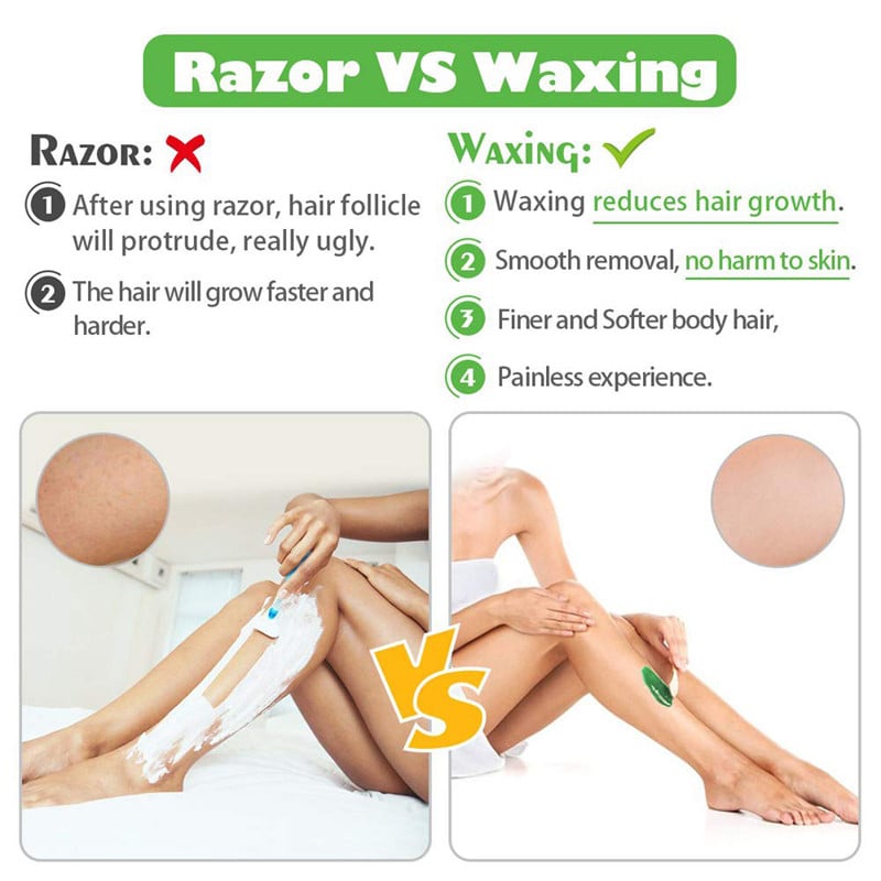 Wax melegítő szőrtelenítés LED kijelzővel és állítható hőmérséklet- és késleltetési vezérléssel a teljes testhez, lábakhoz hónalj arc bikinihez