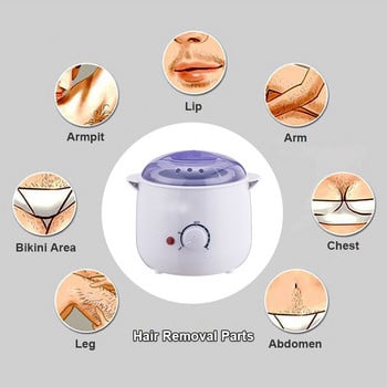 Професионална машина за затопляне на восък 1000CC Wax Pot Жени и мъже Обезкосмяване Wax Warmer Tool SPA Депилатоар Paraffin Melts Machin