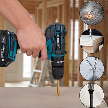 20V Electric Drills Cordless Drill Driver Screwdriver Mini Wireless Power Driver Power Tool for Battery