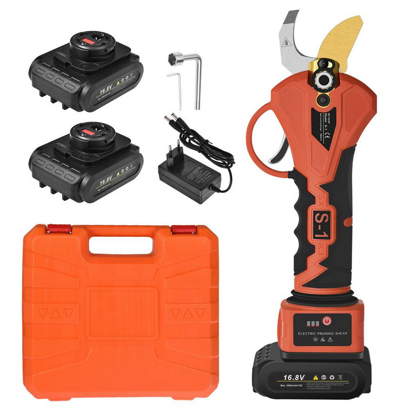 SK5 Foarfece de tăiat cu aur placat cu titan Foarfece electrică fără fir de tăiat Foarfecă de tăiat cu ioni de litiu Foarfecă pentru tăierea ramurilor de copac