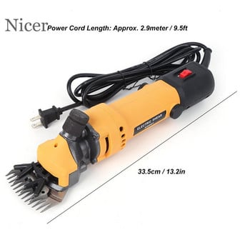 850W 110V -220V Electric Sheep Hair Clipper Kit Shear Wool Cut Goat Pet Animal Shearing Supplies Farm Cuting Machine