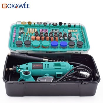 GOXAWEE Electric Mini Drill Power Tools Περιστροφικά εργαλεία Αξεσουάρ με κρεμάστρα Flex Shaft For Mini Grinder Drill τύπου Dremel