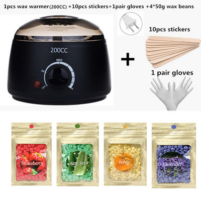 200cc mini Wax Warmer Szőreltávolító Szemöldök Epilátor SPA Wax Melegítő Epilátor Testgyantázás Férfiak és Nők